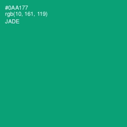 #0AA177 - Jade Color Image