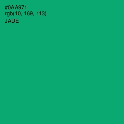 #0AA971 - Jade Color Image