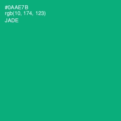 #0AAE7B - Jade Color Image