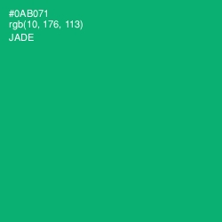 #0AB071 - Jade Color Image