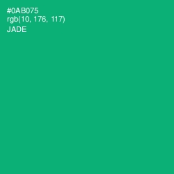 #0AB075 - Jade Color Image