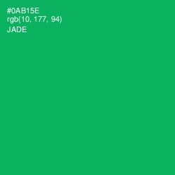 #0AB15E - Jade Color Image