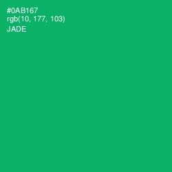 #0AB167 - Jade Color Image