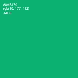 #0AB170 - Jade Color Image