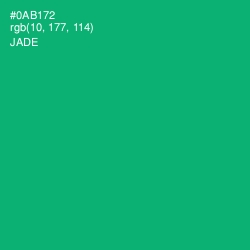 #0AB172 - Jade Color Image