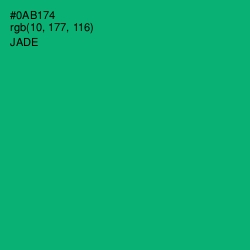 #0AB174 - Jade Color Image