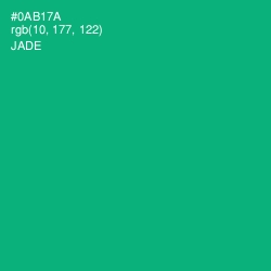 #0AB17A - Jade Color Image