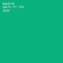 #0AB17B - Jade Color Image