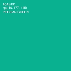 #0AB191 - Persian Green Color Image