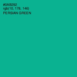 #0AB292 - Persian Green Color Image