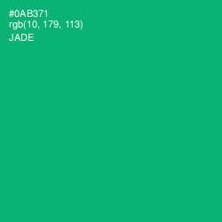 #0AB371 - Jade Color Image