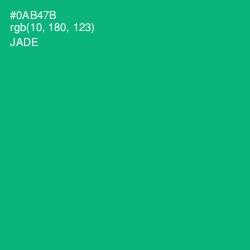 #0AB47B - Jade Color Image