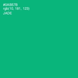 #0AB57B - Jade Color Image