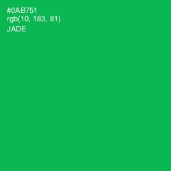 #0AB751 - Jade Color Image