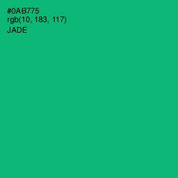 #0AB775 - Jade Color Image