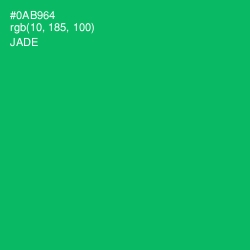 #0AB964 - Jade Color Image