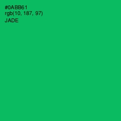 #0ABB61 - Jade Color Image