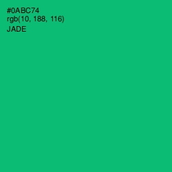 #0ABC74 - Jade Color Image