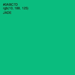 #0ABC7D - Jade Color Image