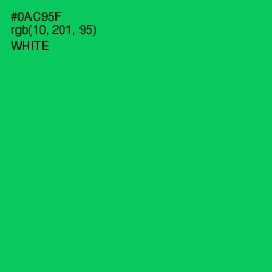 #0AC95F - Malachite Color Image