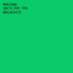 #0ACA68 - Malachite Color Image