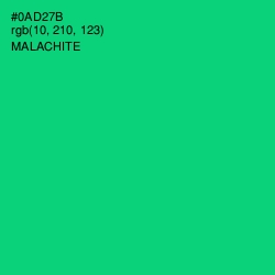 #0AD27B - Malachite Color Image