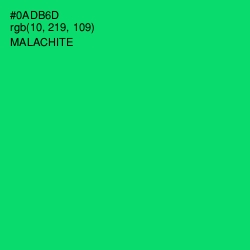 #0ADB6D - Malachite Color Image