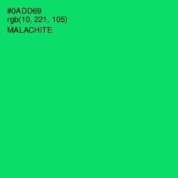 #0ADD69 - Malachite Color Image