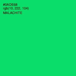 #0ADE68 - Malachite Color Image