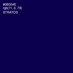 #0B004E - Stratos Color Image