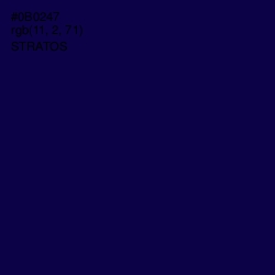 #0B0247 - Stratos Color Image