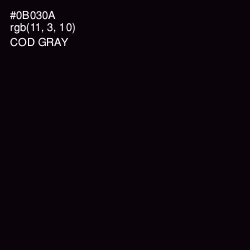 #0B030A - Cod Gray Color Image