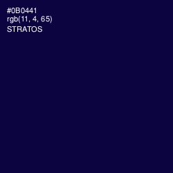 #0B0441 - Stratos Color Image