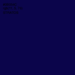 #0B054C - Stratos Color Image