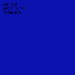 #0B12AD - Torea Bay Color Image