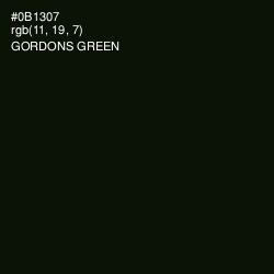 #0B1307 - Gordons Green Color Image