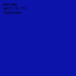 #0B13AB - Torea Bay Color Image