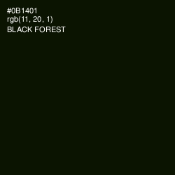 #0B1401 - Black Forest Color Image