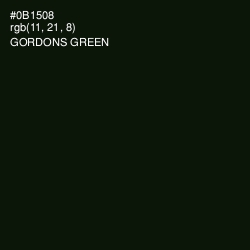 #0B1508 - Gordons Green Color Image