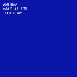 #0B15AA - Torea Bay Color Image