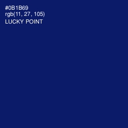 #0B1B69 - Lucky Point Color Image