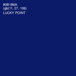 #0B1B6A - Lucky Point Color Image