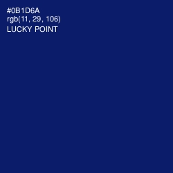 #0B1D6A - Lucky Point Color Image