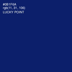 #0B1F6A - Lucky Point Color Image