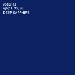 #0B2162 - Deep Sapphire Color Image