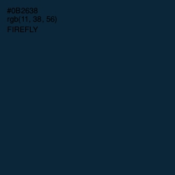 #0B2638 - Firefly Color Image