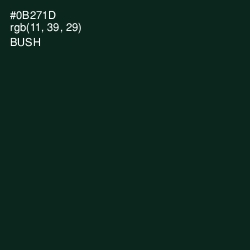 #0B271D - Bush Color Image