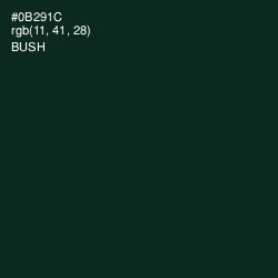 #0B291C - Bush Color Image