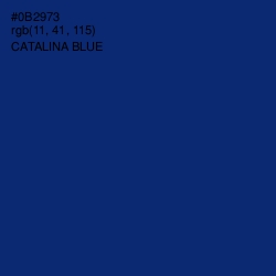 #0B2973 - Catalina Blue Color Image