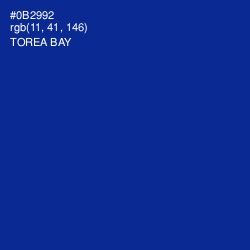 #0B2992 - Torea Bay Color Image